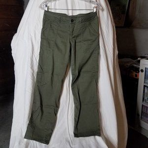 Dark Green Spring/Summer Pants